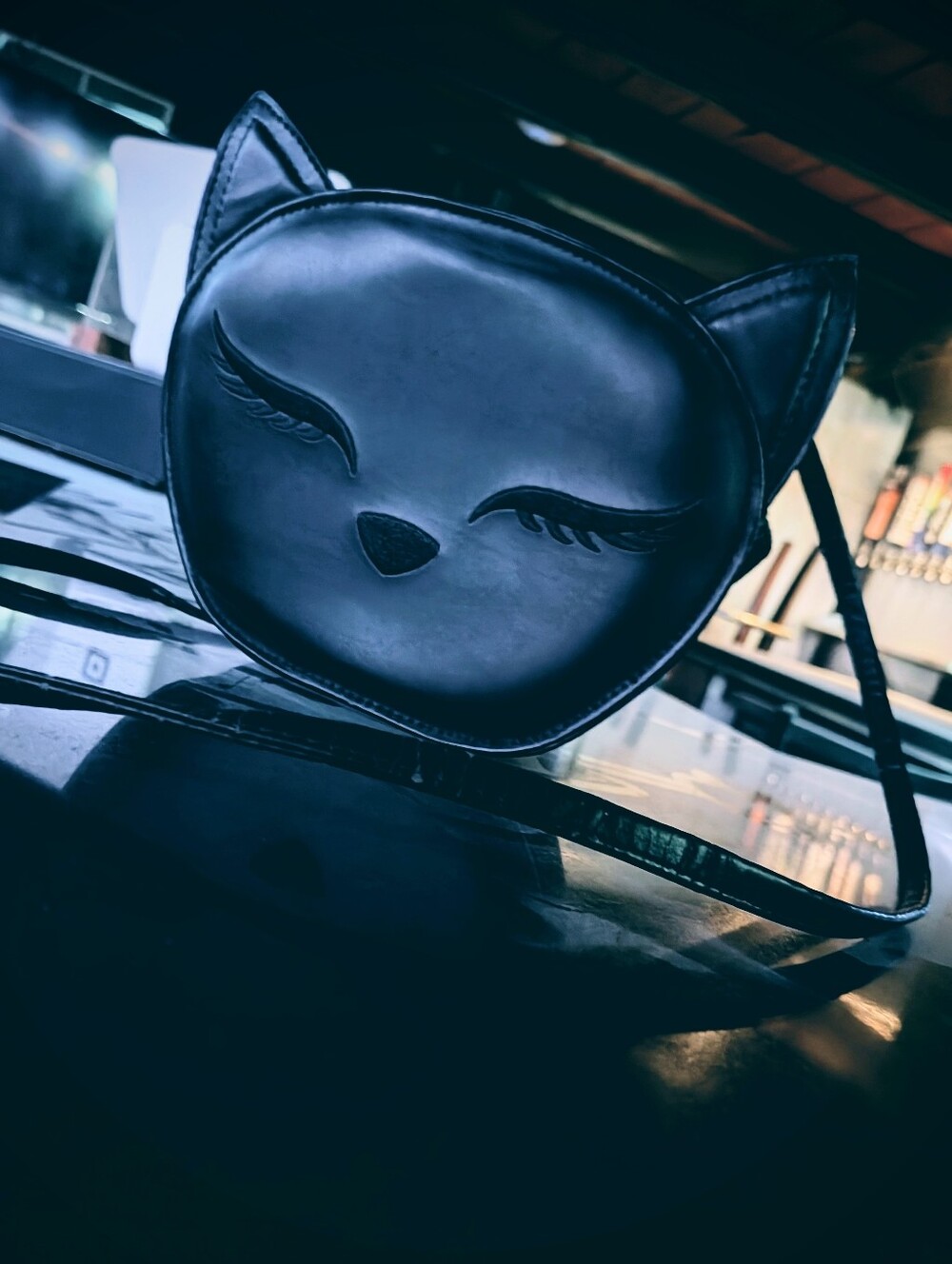 H&M Black Cat Purse Shoulder Bag